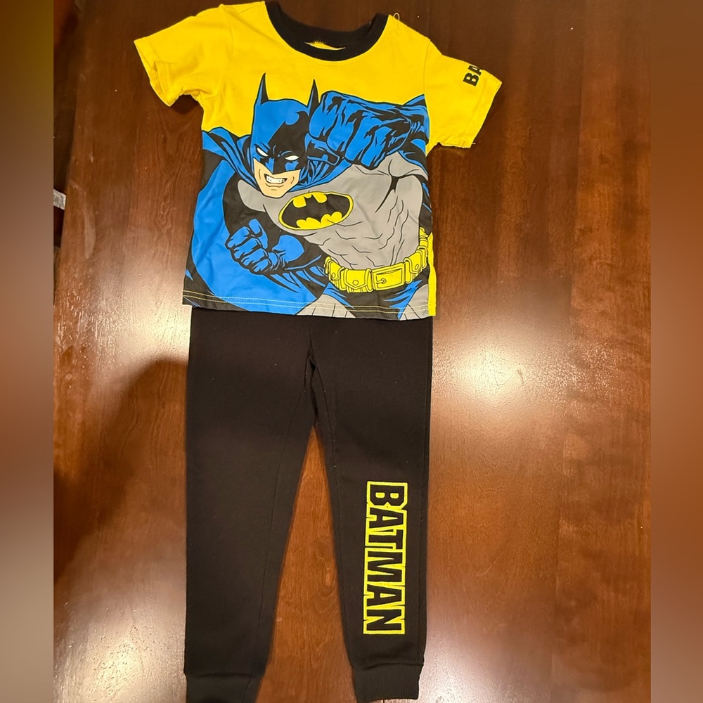 Batman Kids Pajamas - Yellow and Black